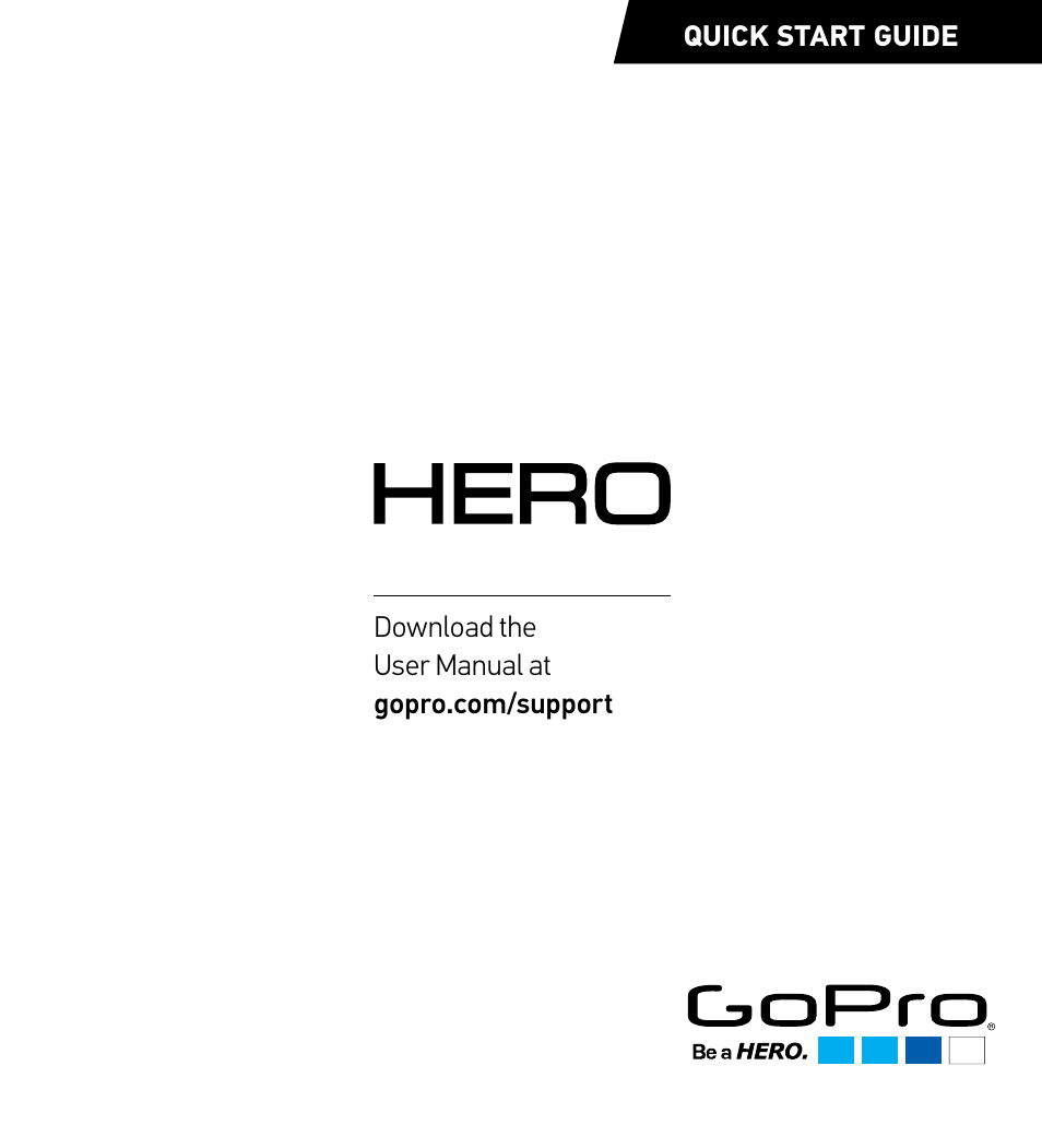 GoPro HERO User Manual | 7 pages