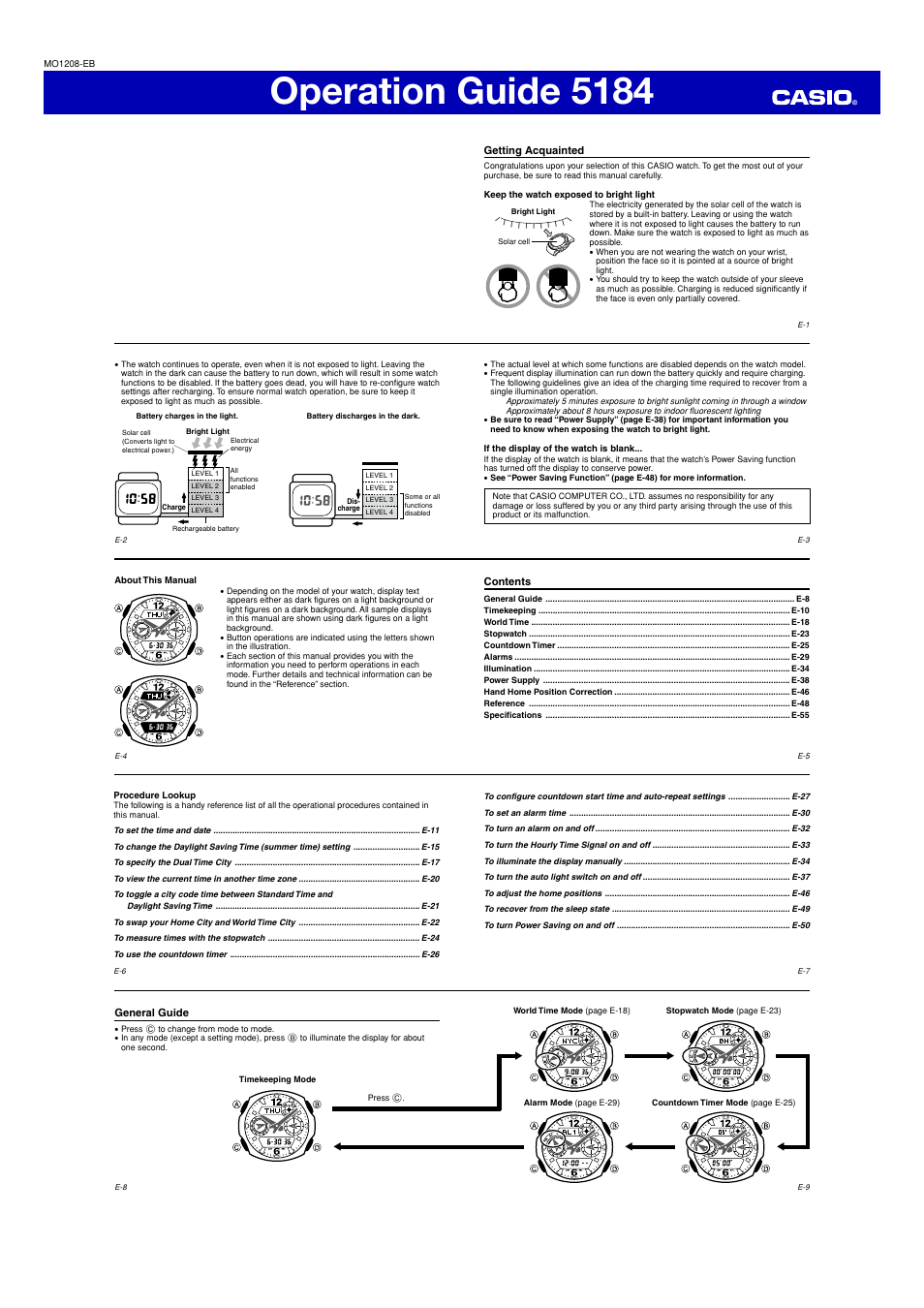 casio g-shock manual