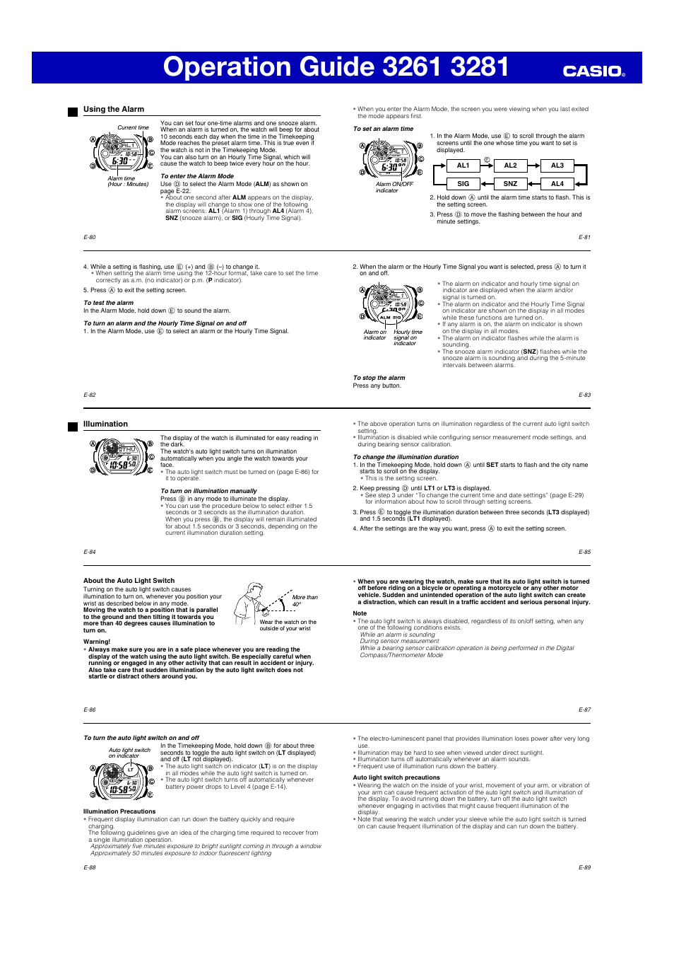 G-Shock G-9300 Manual | Page / 11 | Also for: ;"3281, GW-9300GY-1JF, 3280