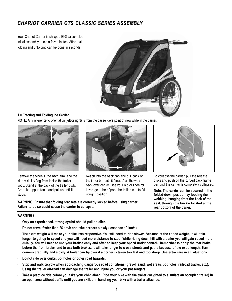 Chariot sales carriers cabriolet
