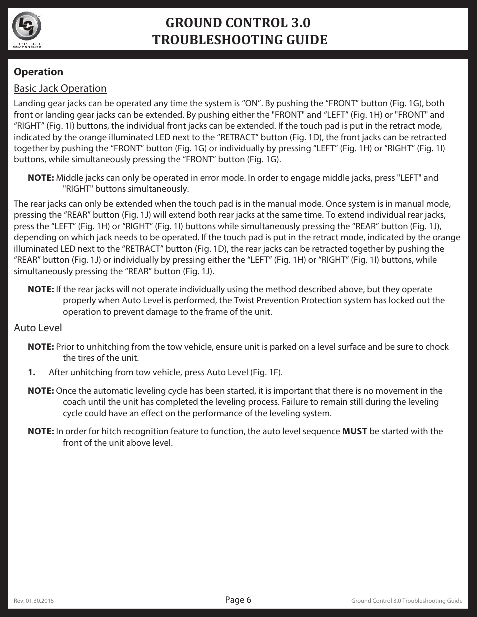 Ground Control 3 0 Troubleshooting Guide Lippert Components Ground Ground Control 3 0 Troubleshooting Guide Lippert Components Ground