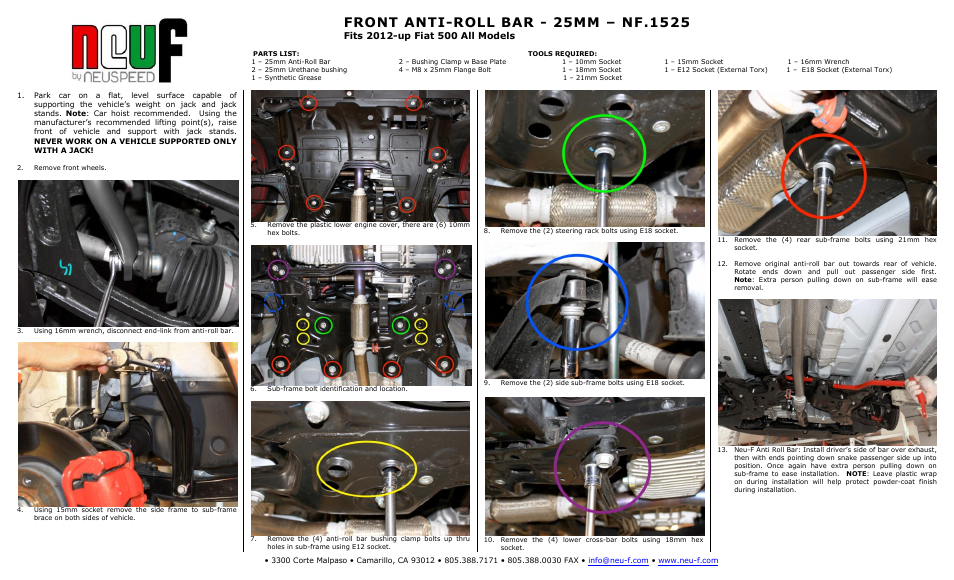 Neu-F NF.1525 User Manual | 2 pages