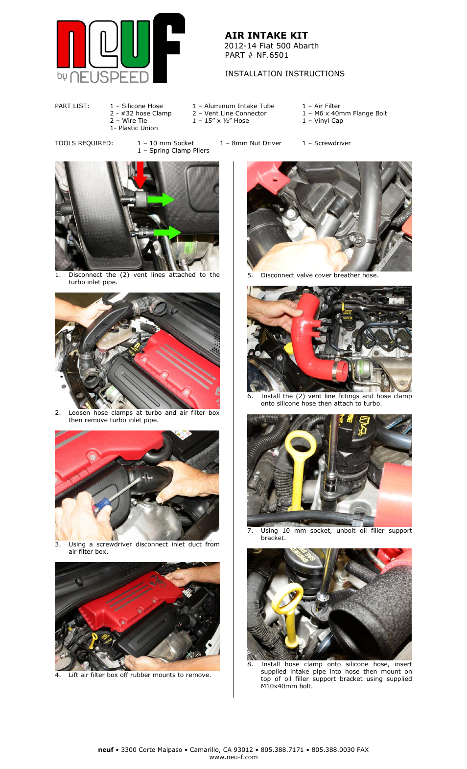 Neu-F NF.6501 User Manual | 2 pages