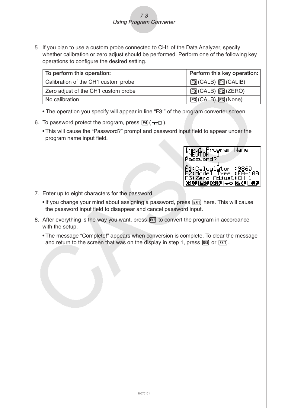 Casio FX 9750GII User Manual Page 367 402 Original Mode Also 