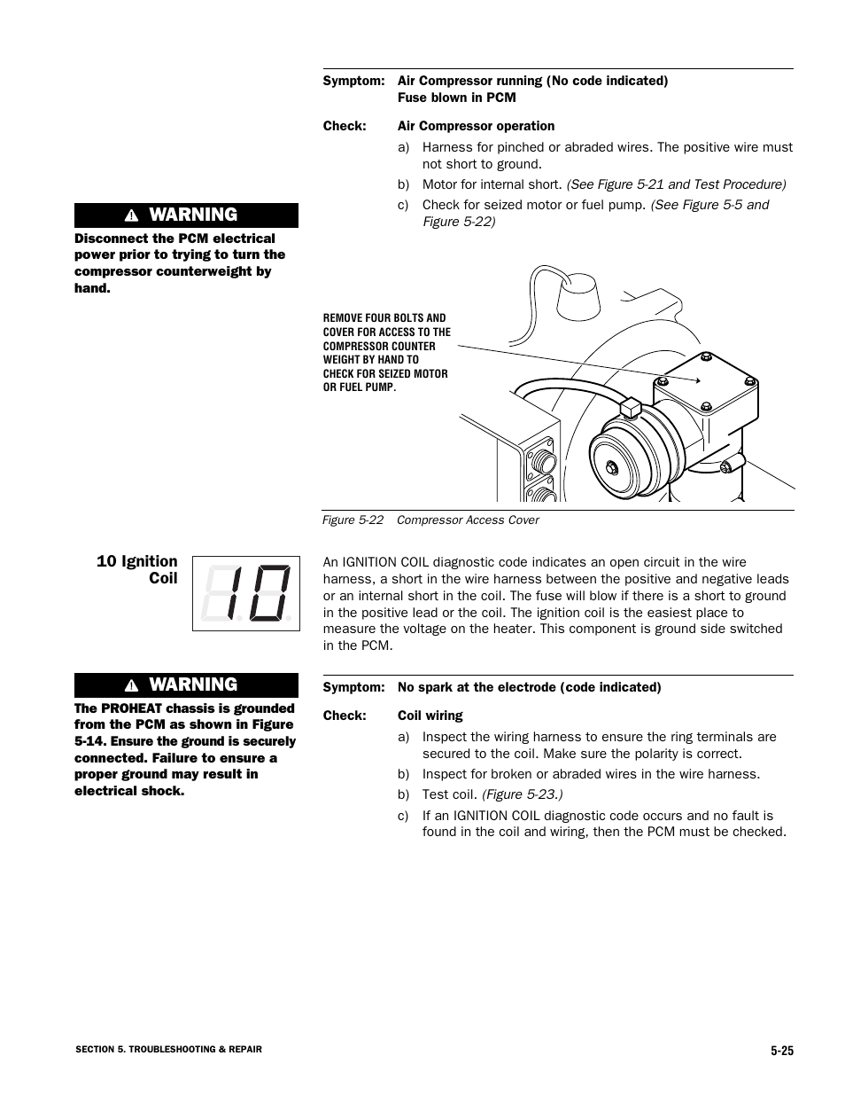 Warning | Proheat X45–School Bus User Manual | Page 82 / 123
