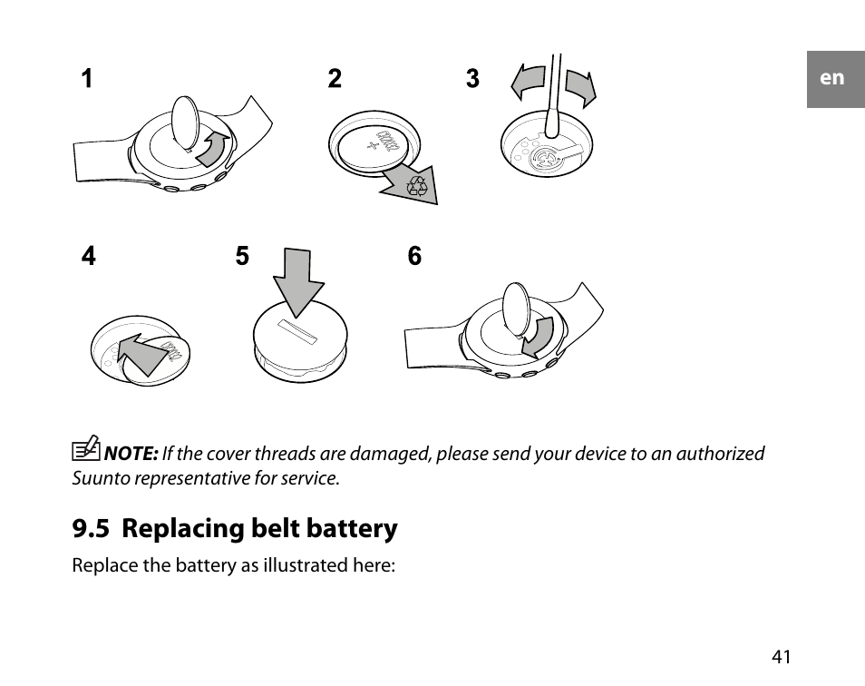 goedkoop wetgeving Surichinmoi 5 replacing belt battery | SUUNTO T4C User Guide User Manual | Page 42 / 54  | Original mode