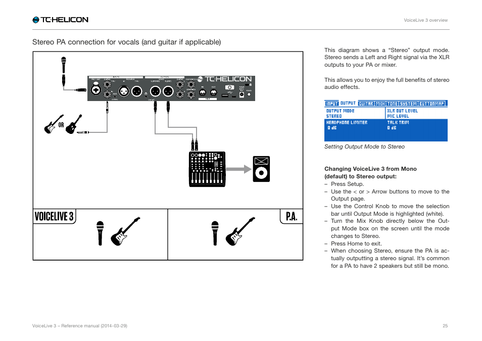 Tc helicon voicelive 3 reference manual user manual page 27 127