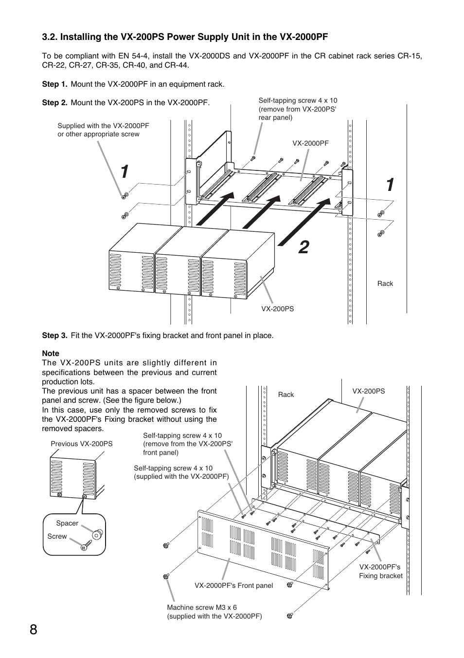 Toa Vx 0ps Er User Manual Page 8 28 Also For Vx 0ps H Vx 00pf Vx 00ds H Vx 00ds 301h