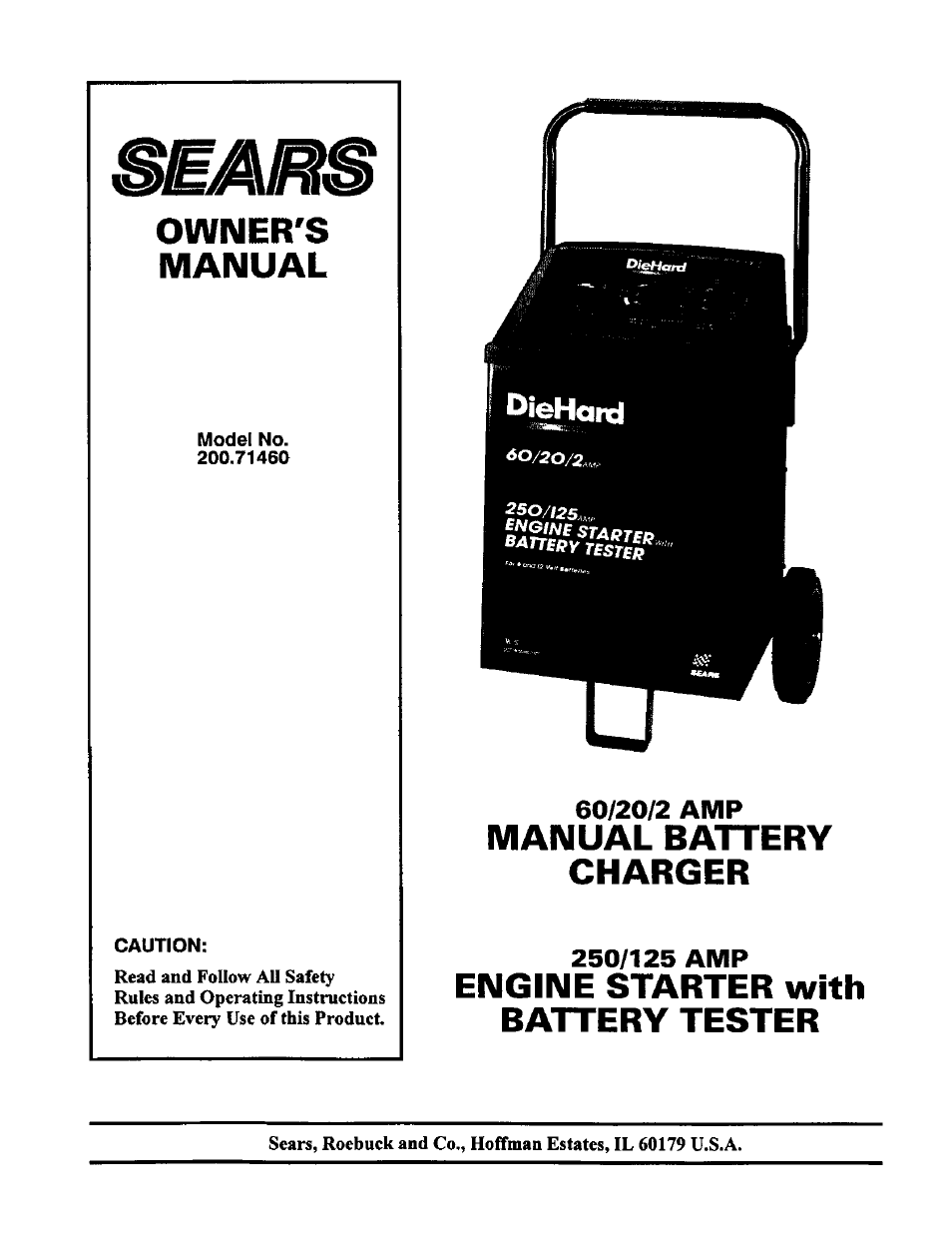 Sears DieHard  User Manual | 15 pages