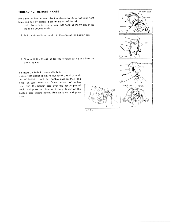 SINGER W1422 User Manual | Page 21 / 42