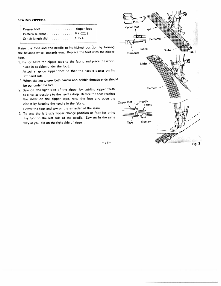 SINGER W1422 User Manual | Page 32 / 42