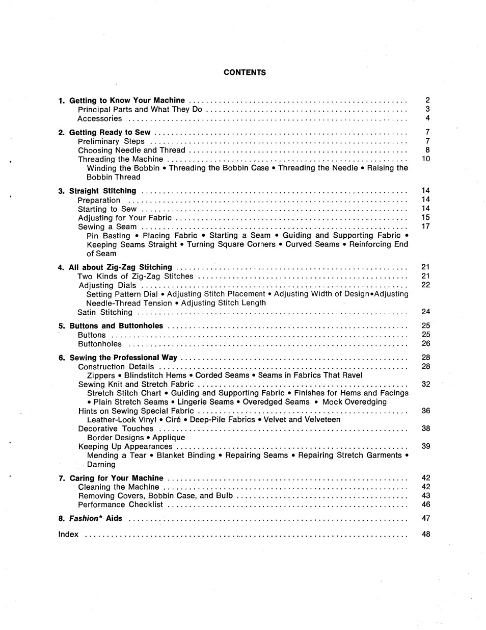 SINGER 714 Graduate User Manual | Page 3 / 52