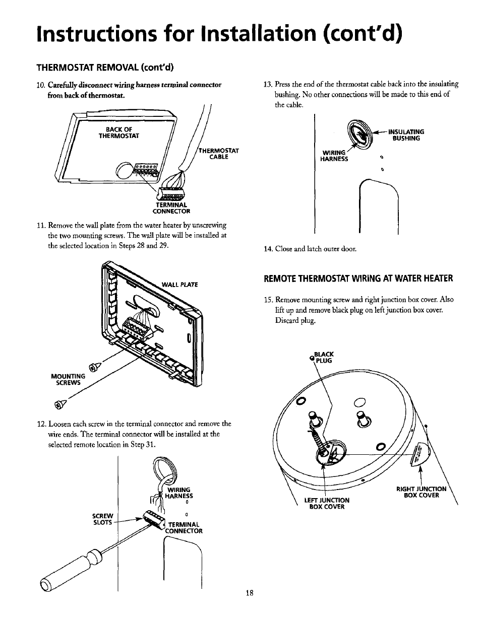 Instructions for installation (cont'd) | Maytag HE21250PC User Manual | Page 18 / 40