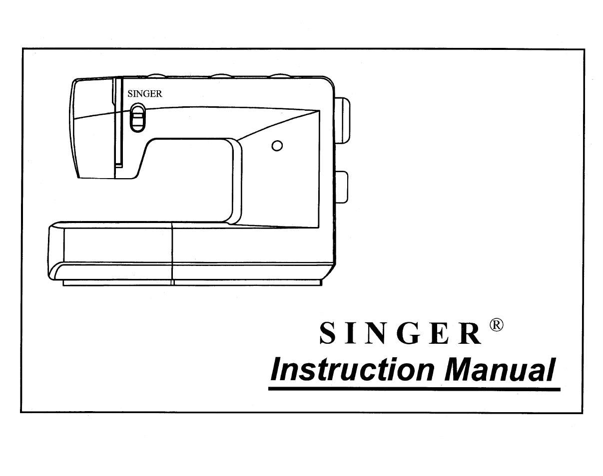 SINGER 3810 User Manual | 62 pages
