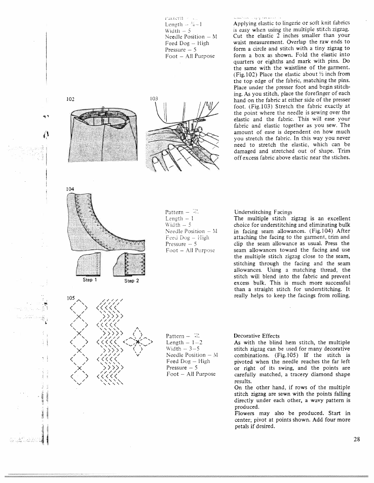 SINGER W1213 User Manual | Page 30 / 44