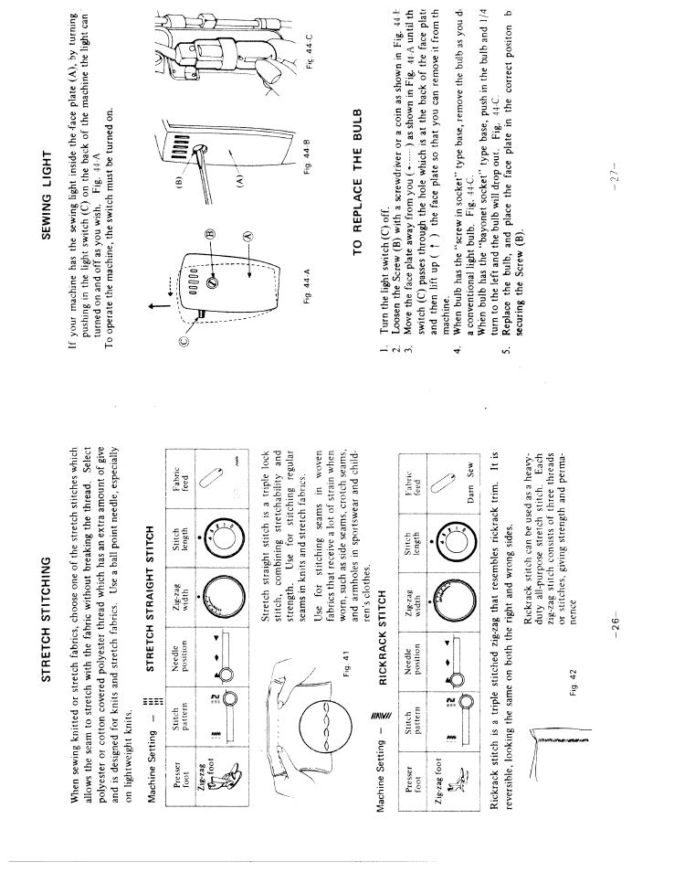SINGER W217 User Manual | Page 16 / 17