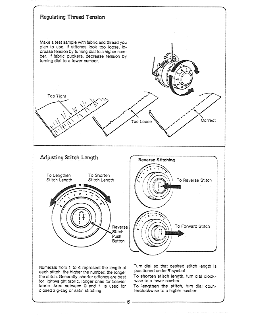 SINGER 3102 User Manual | Page 8 / 16 | Original mode | Also for: 247