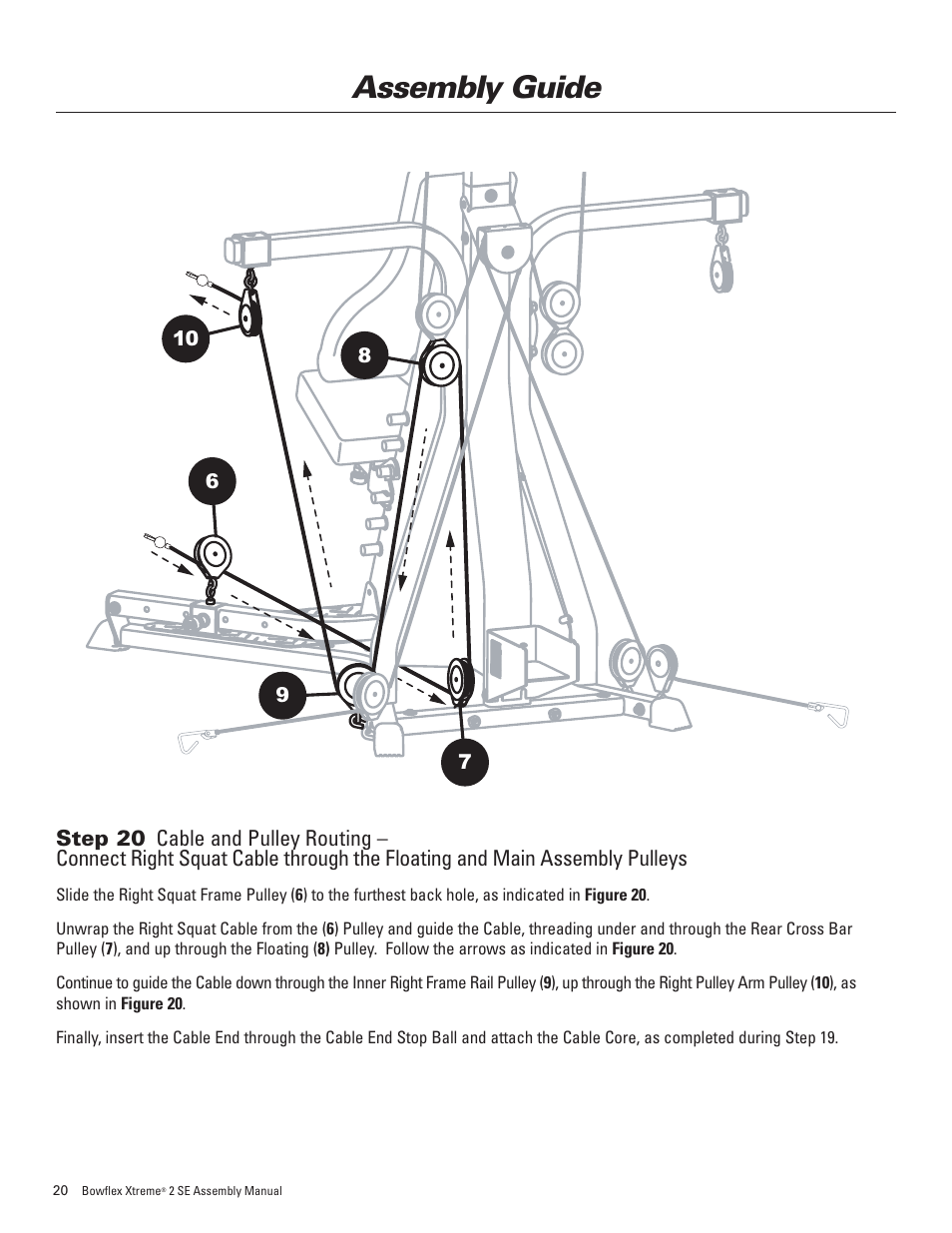 Assembly guide | Bowflex Xtreme 2 SE User Manual | Page 24 / 28 ...