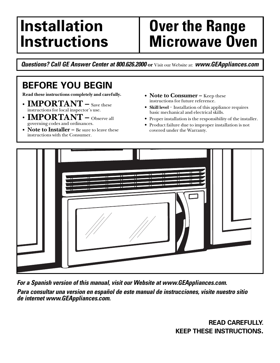 ge microwave user manual
