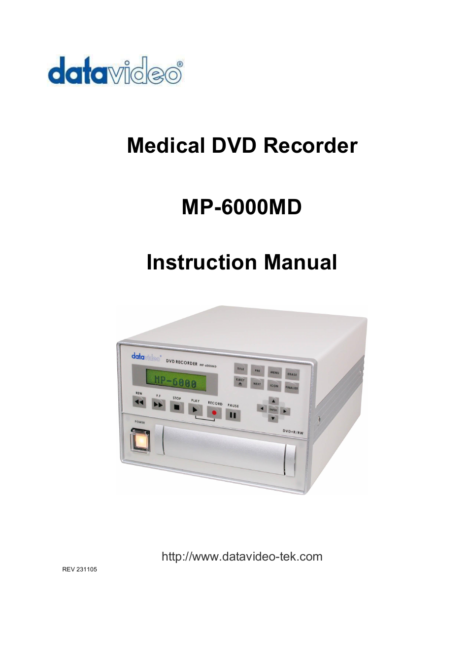 DVD Recorder MP-6000.
