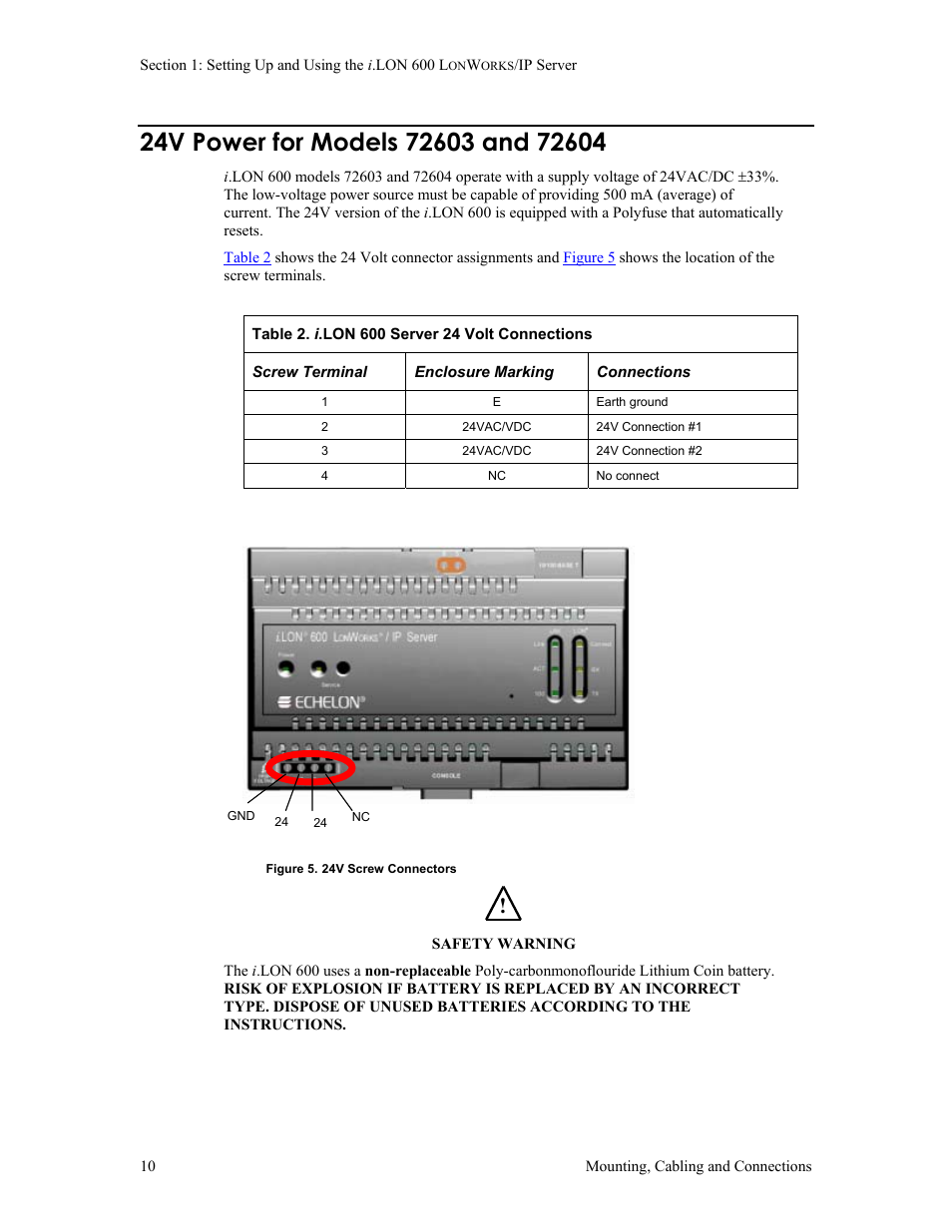 Echelon 72604R i.LON 600 LonWorks IP Server