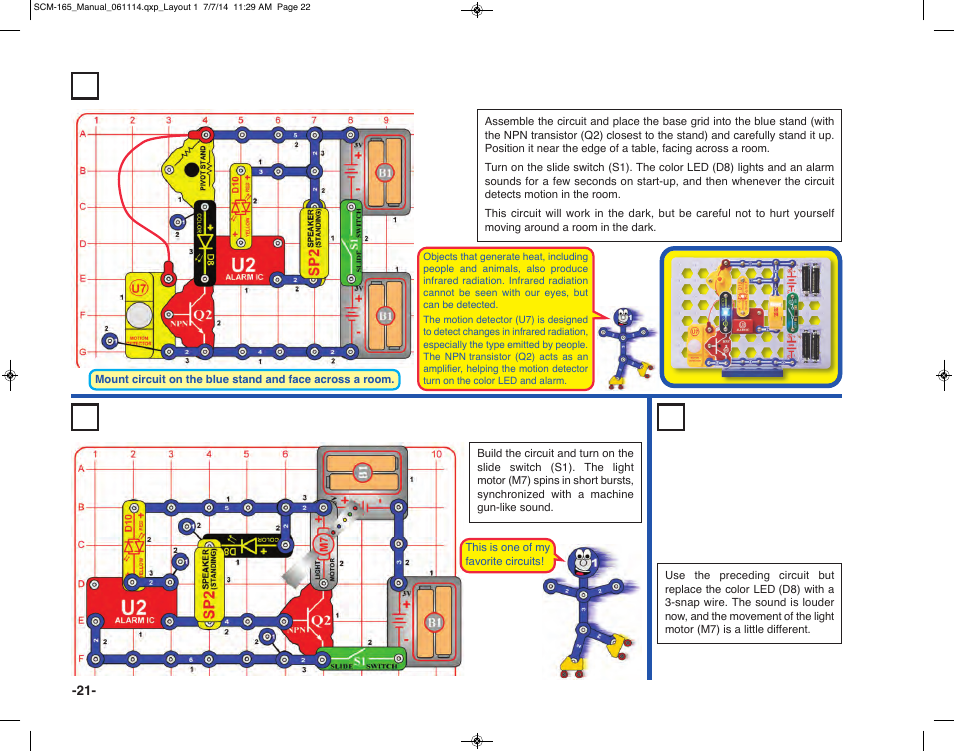 snap circuits motion