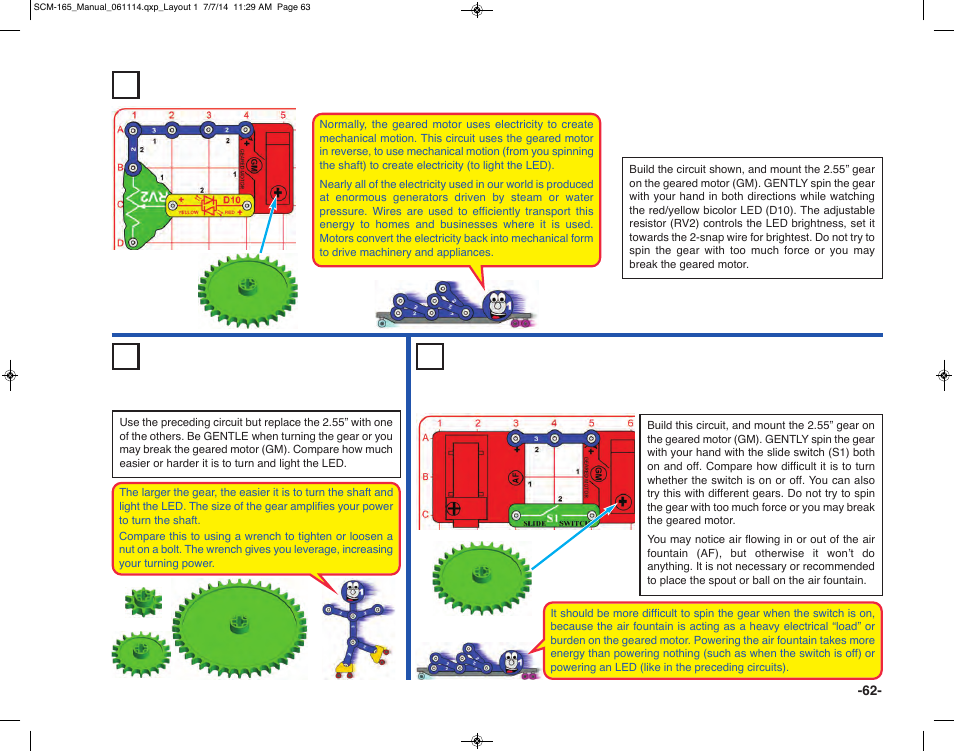 snap circuits motion