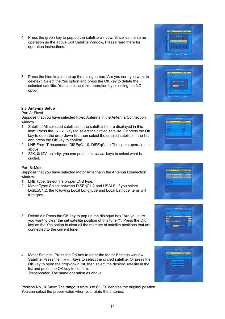 t 5 satellite transponder list