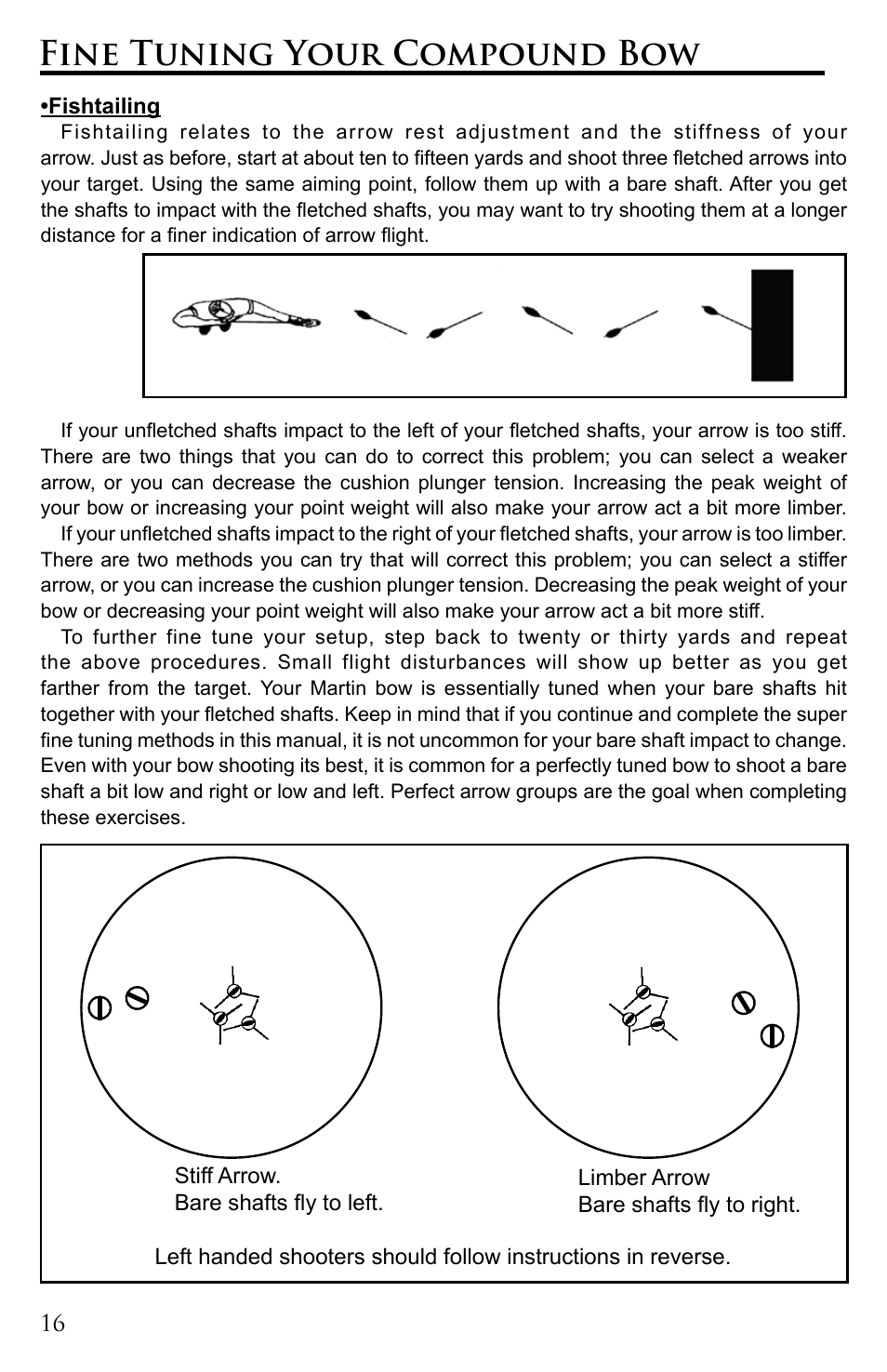 Fine tuning your compound bow | Martin Archery Bow User Manual ... Fine tuning your compound bow | Martin Archery Bow User Manual ...