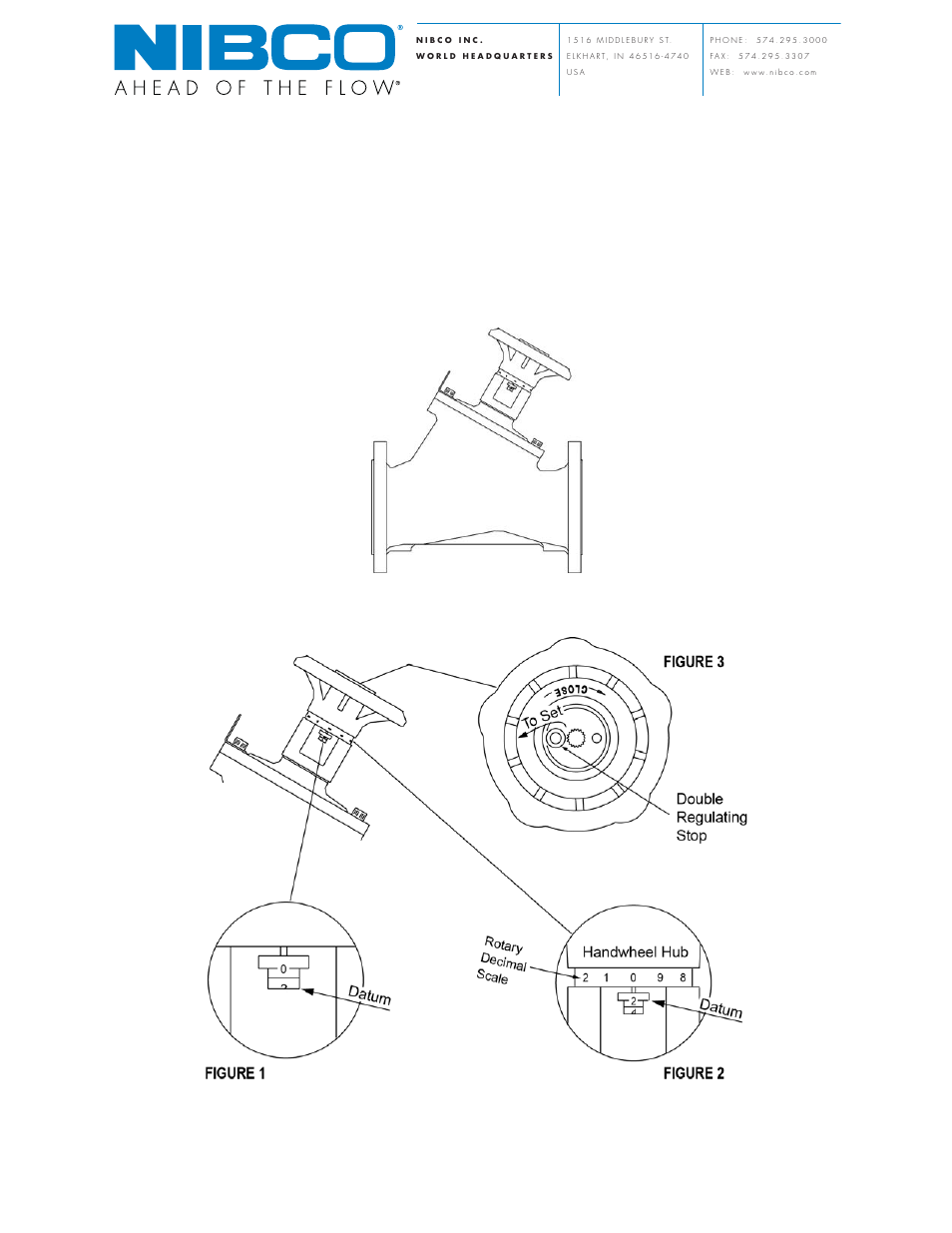 NIBCO Circuit Balancing Valve F737 2-to-4-inch User Manual | 2 pages