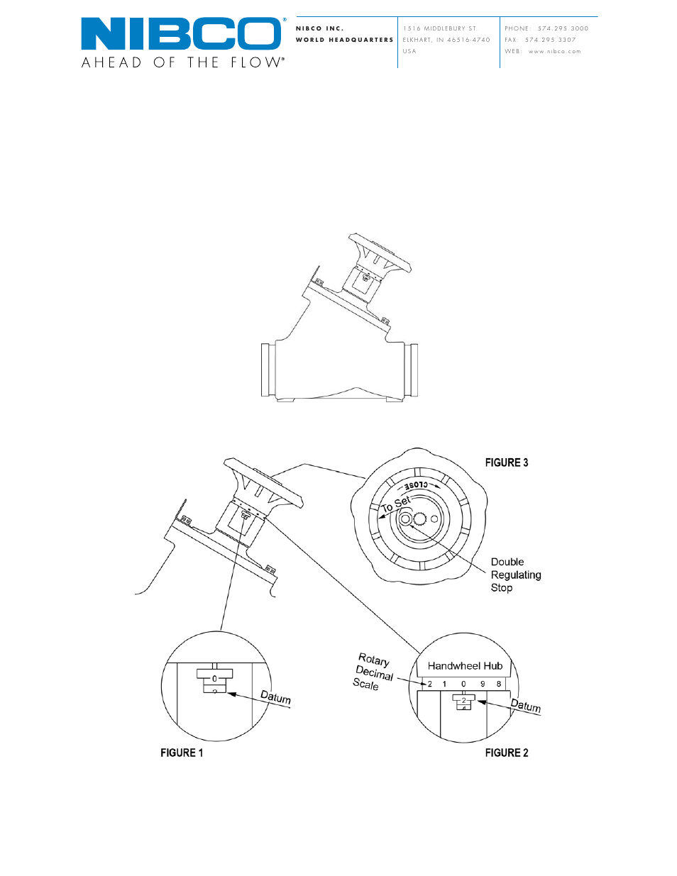 NIBCO Circuit Balancing Valve G737 2-to-4-inch User Manual | 2 pages