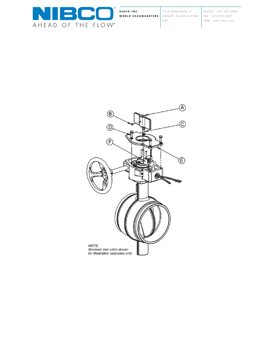 NIBCO TS-4 Replacement Supervisory Switches For Butterfly Valves User Manual | 2 pages