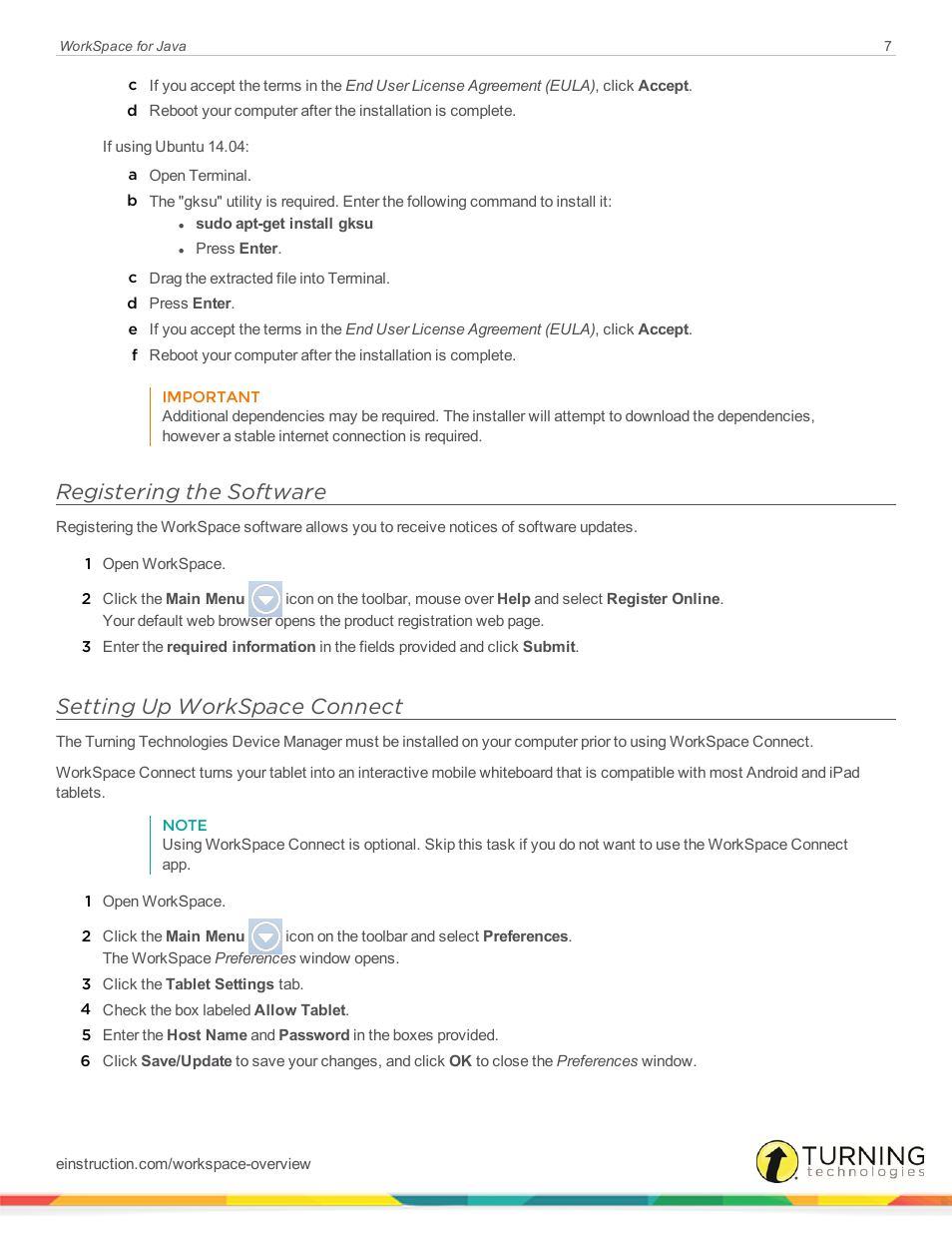 interwrite workspace java 7
