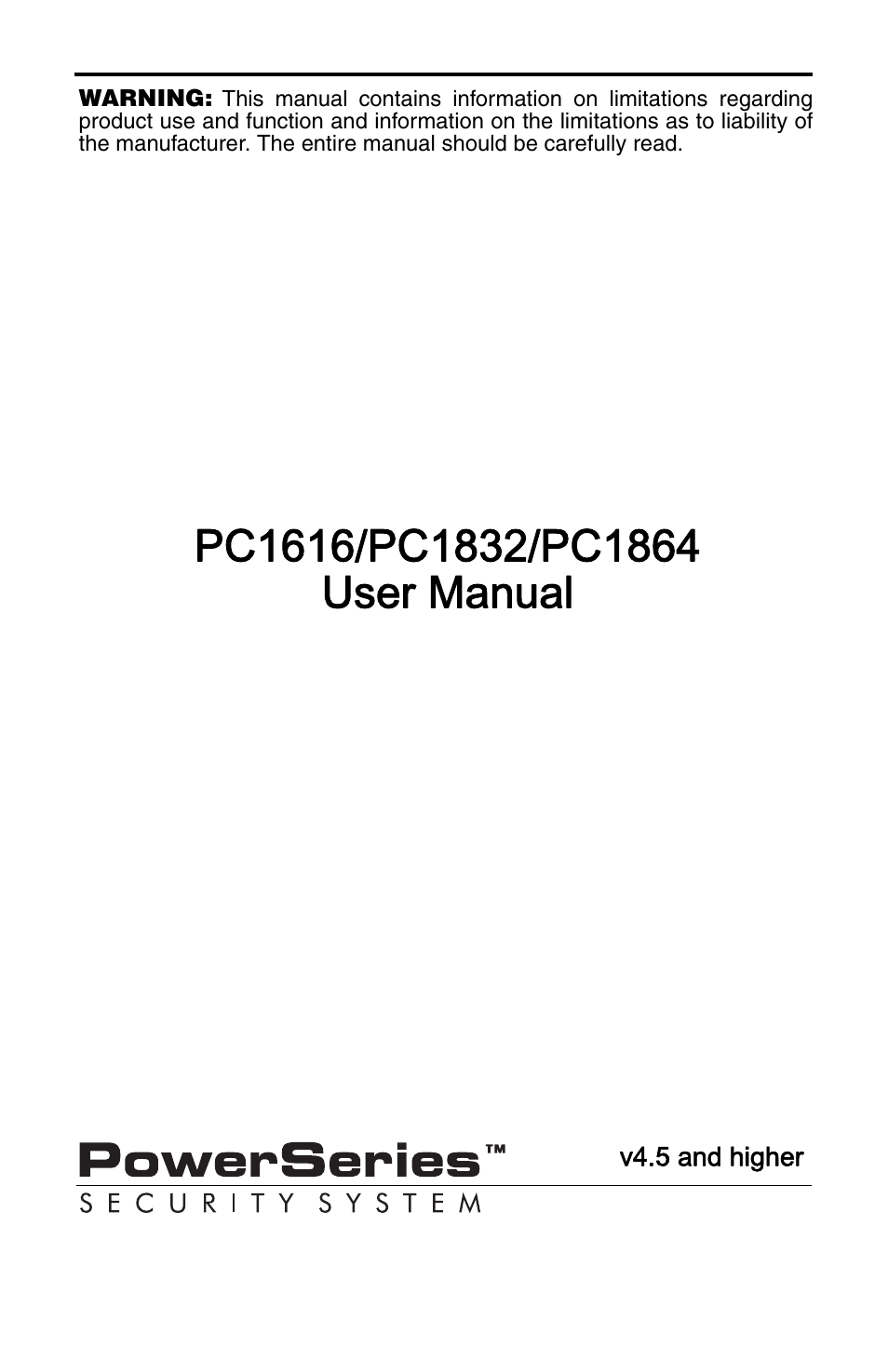 DSC POWERSERIES PC1616 User Manual | 24 pages