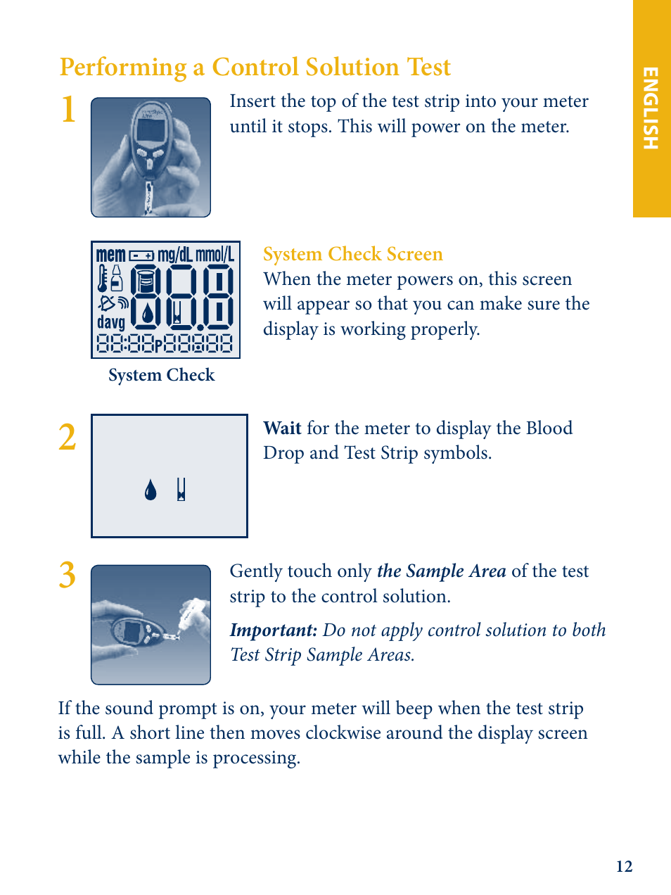 Performing a control solution test abbott freestyle lite user manual