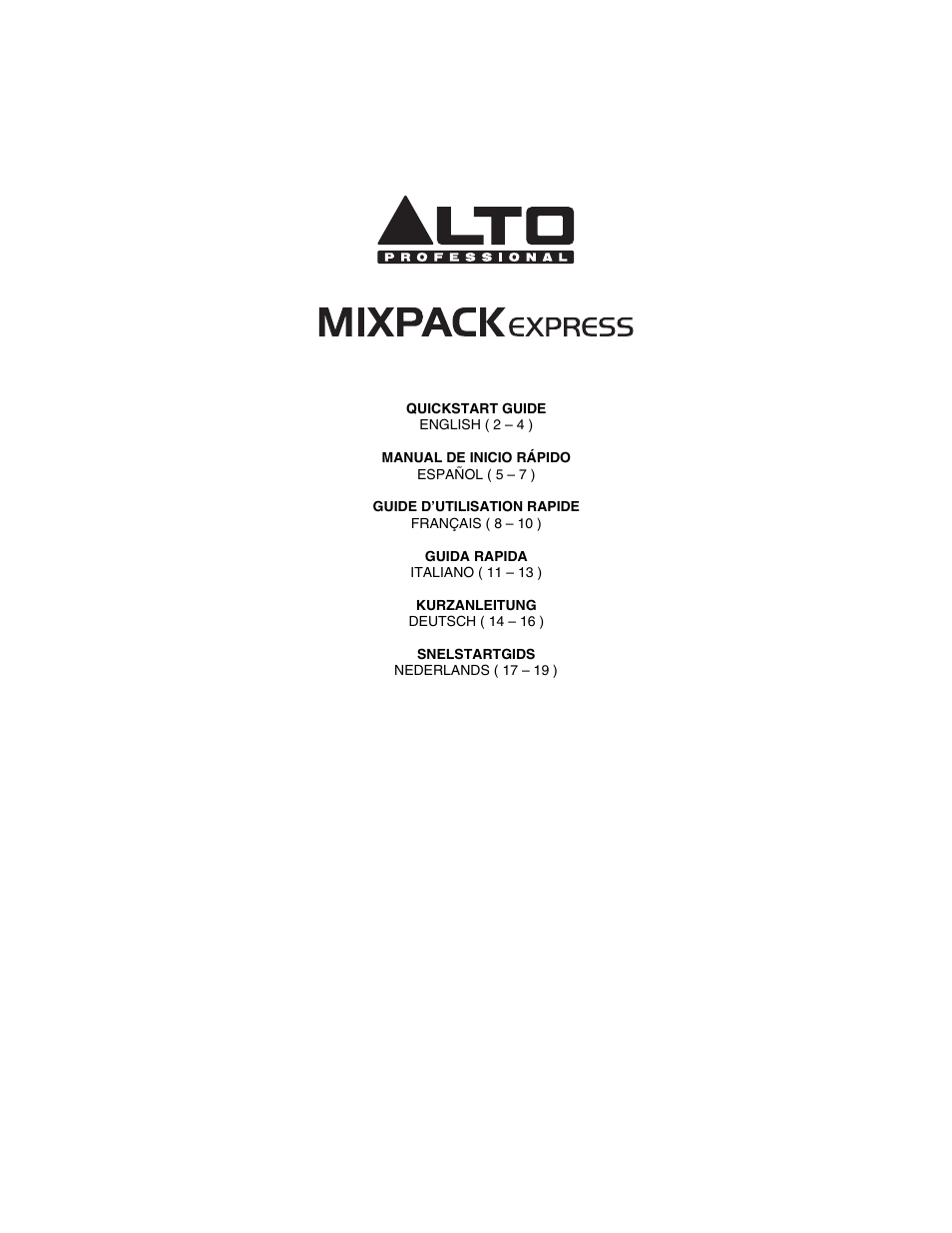 mixpack express