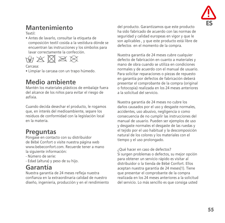Mantenimiento Medio Ambiente Preguntas Bebe Confort Streety Fix User Manual Page 53 94 Original Mode Mantenimiento Medio Ambiente Preguntas Bebe Confort Streety Fix User Manual Page 53 94 Original Mode