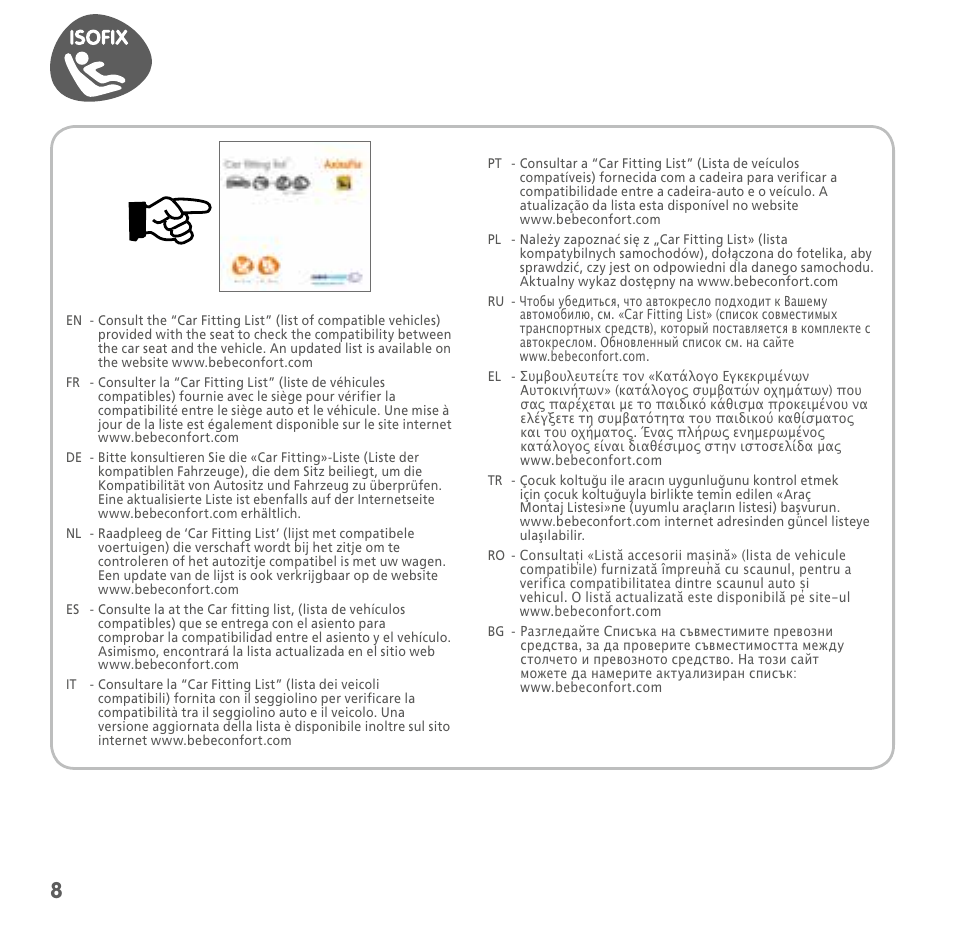 Bebe Confort Axissfix User Manual Page 6 118 Original Mode Bebe Confort Axissfix User Manual Page 6 118 Original Mode