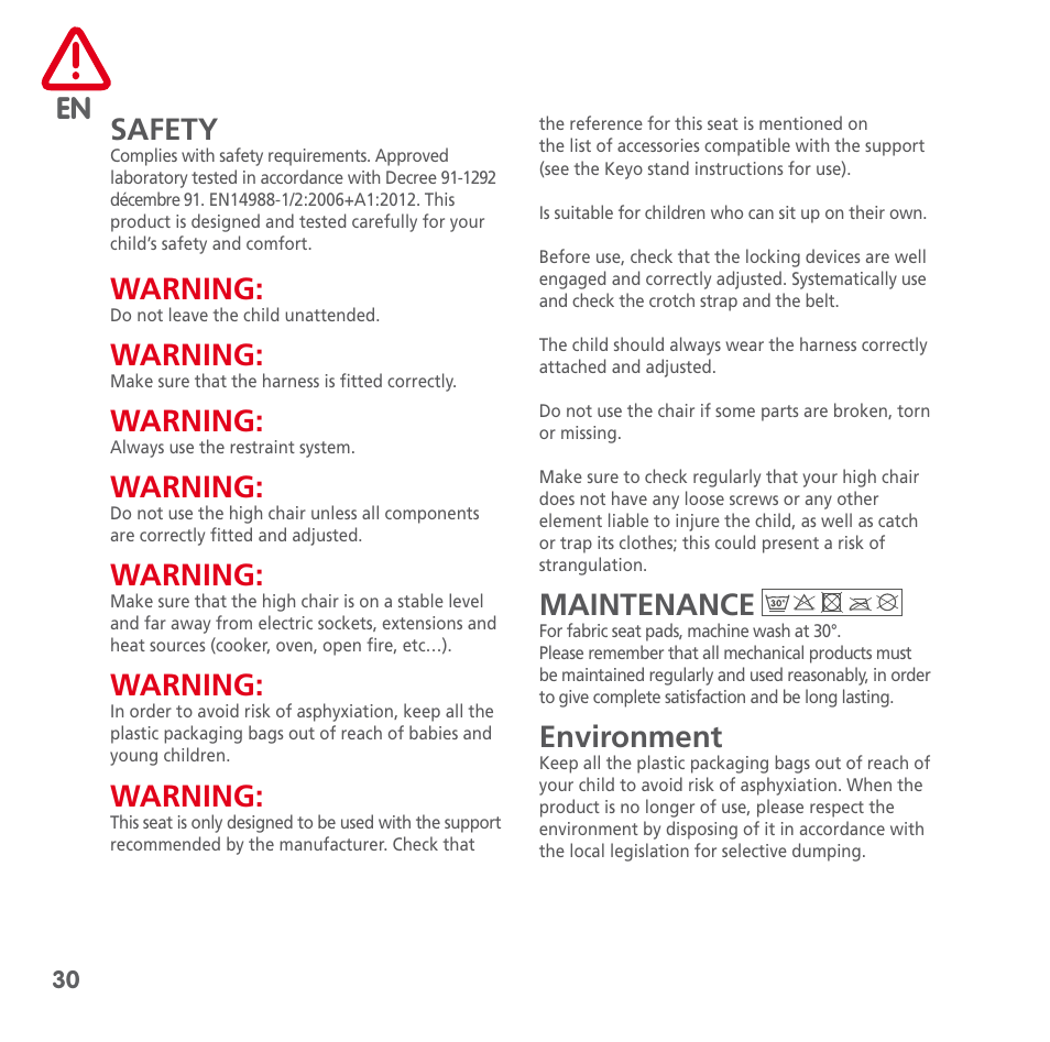 Bebe Confort Keyo Seat User Manual Page 30 56