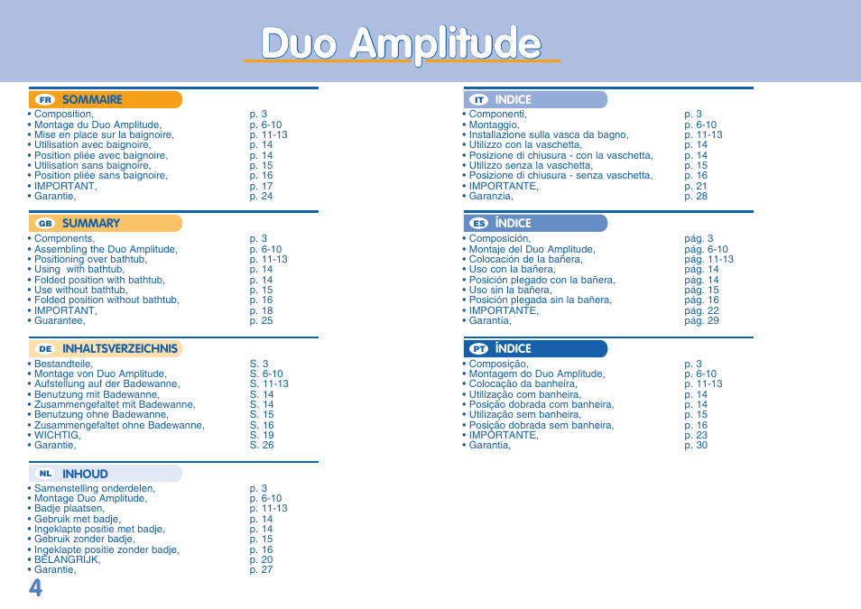 Duo Amplitude Bebe Confort Duo Amplitude User Manual Page 4 32