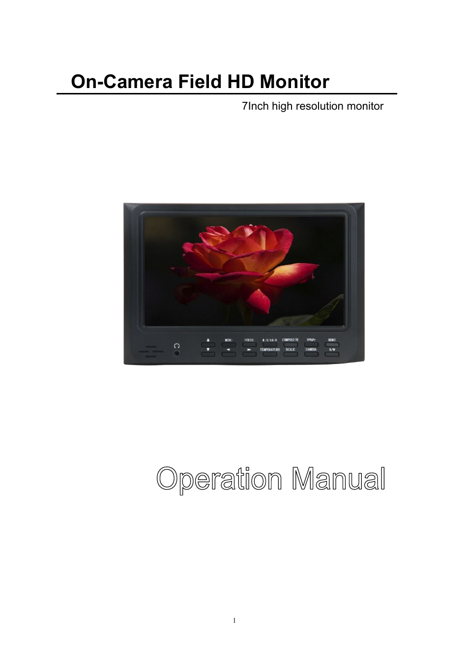 Feelworld FW7D/O User Manual | 17 pages