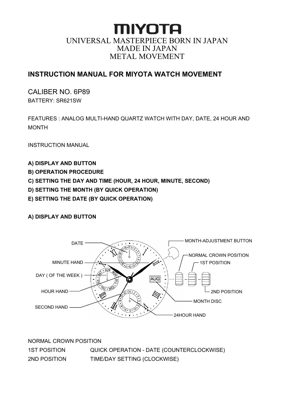 FESTINA F16011 User Manual | 23 pages