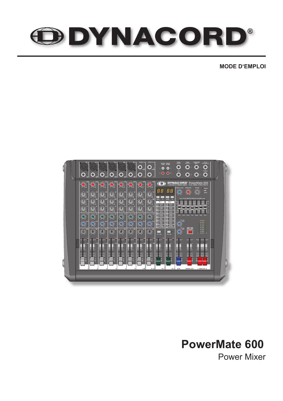 Dynacord powermate 600 схема