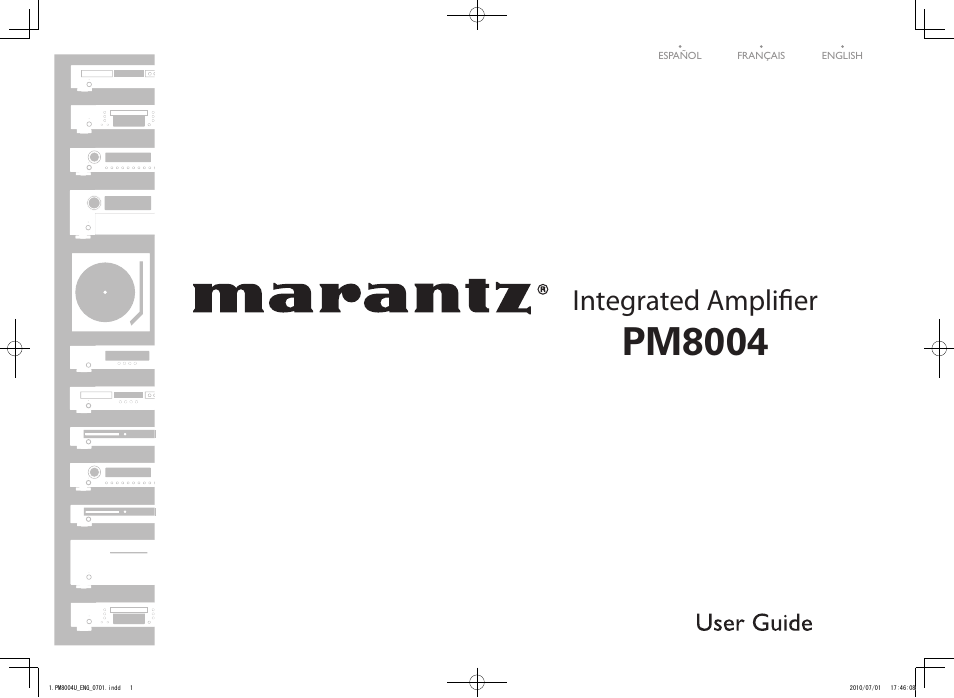 Marantz PM8004 User Manual | 17 pages