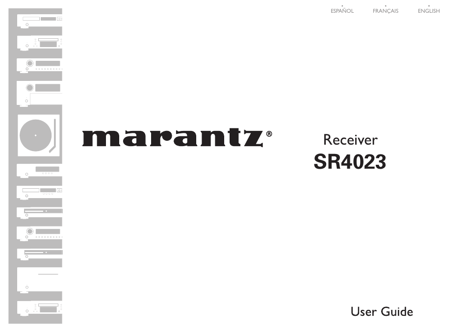 Marantz SR4023 User Manual | 24 pages