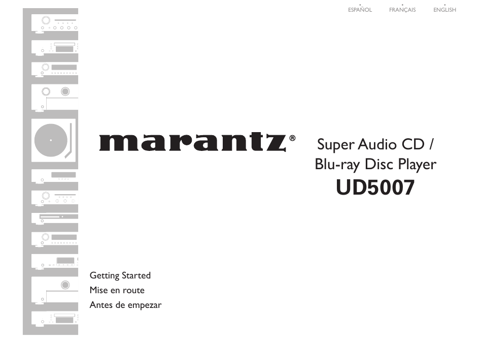 Marantz UD5007 Getting Started User Manual | 10 pages