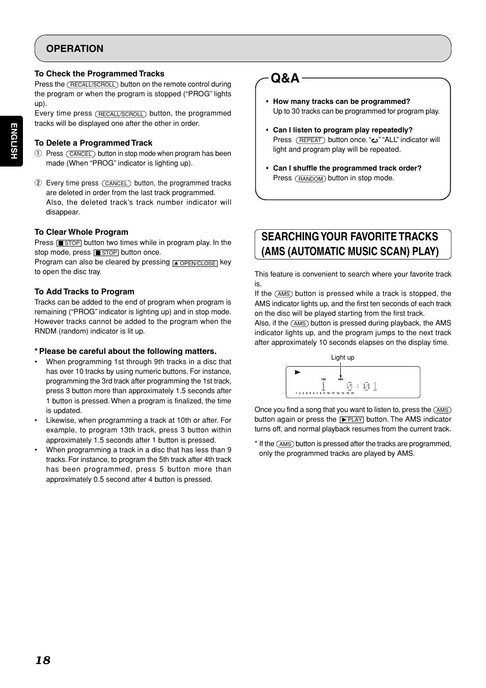 Operation | Marantz SA-11S1 User Manual | Page 23 / 29