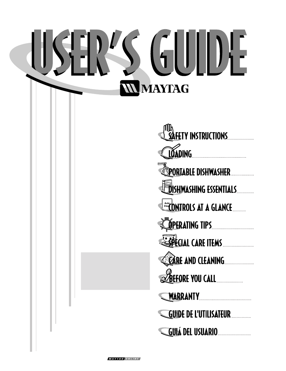 Maytag MDB6100AWB User Manual | 36 pages