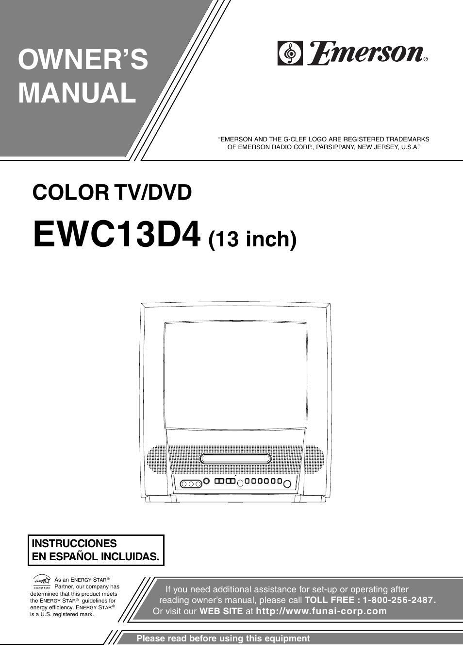 Emerson EWC13D4 User Manual | 40 pages | Original mode