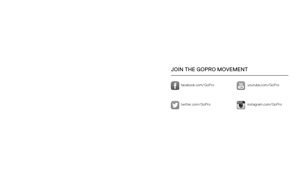Join the gopro movement | GoPro Hero 5 Black User Manual | Page 2 / 47